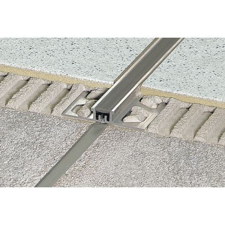Schluter DILEX EKSN beweg.profiel RVS donker antraciet 12,5mm 2500mm