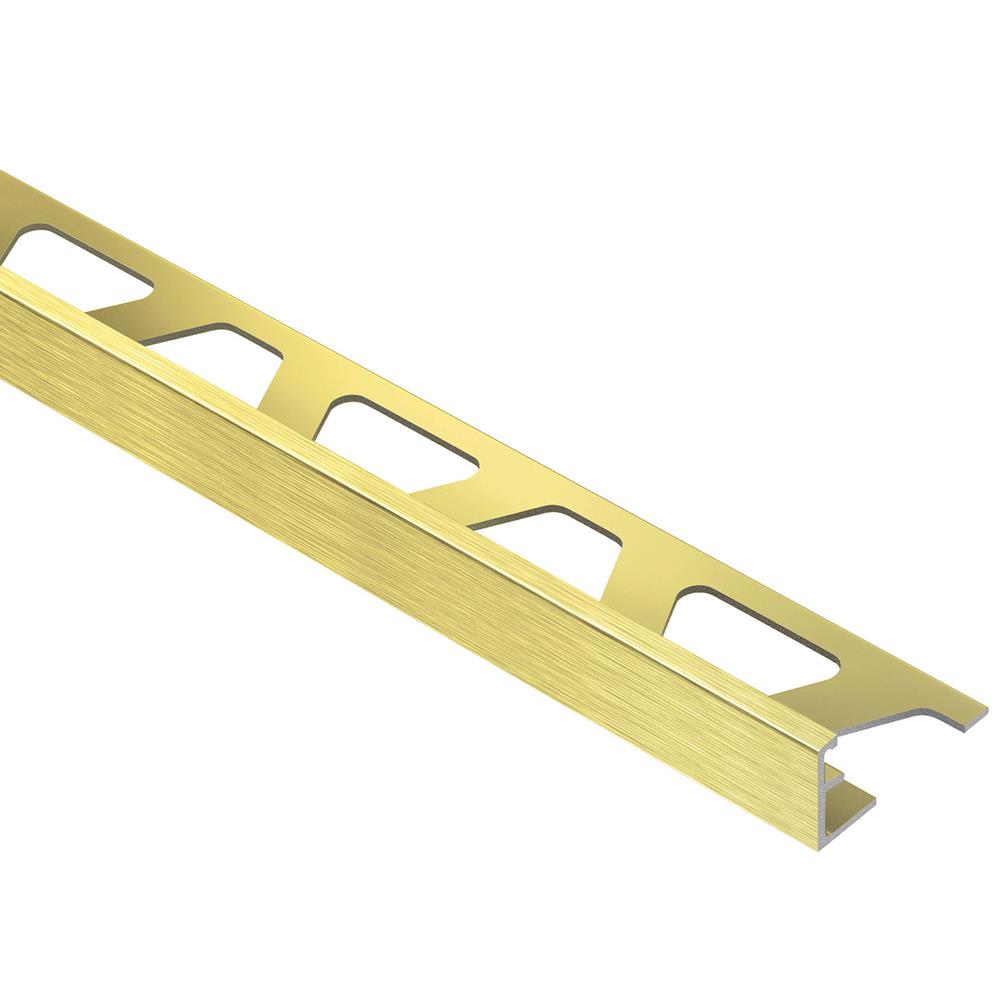 Schluter JOLLY AMGB deco wandpr alu messing geborsteld H=11mm L=2500mm