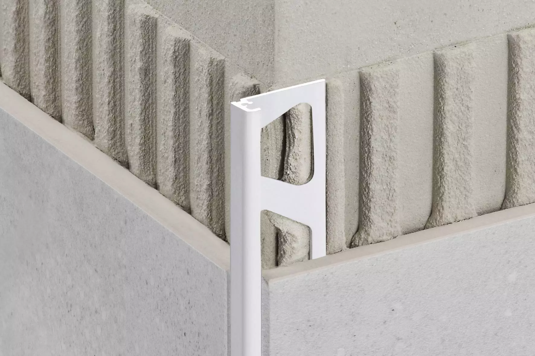 Schluter JOLLY ACG deco wandpr alu chroom glans H=8mm L=2500mm