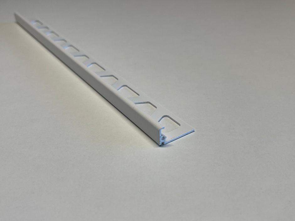 Schluter JOLLY AC deco wandpr zuiver wit mat H=8mm L=3000mm