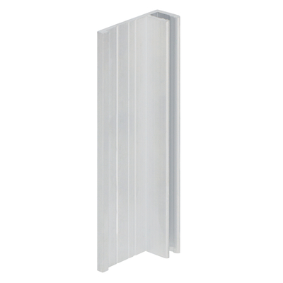 Basis aluminium eindprofiel aluminium                 4 m