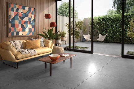 RAK Gems/Lounge 60x60 9mm Anthracite  Rtt Matt