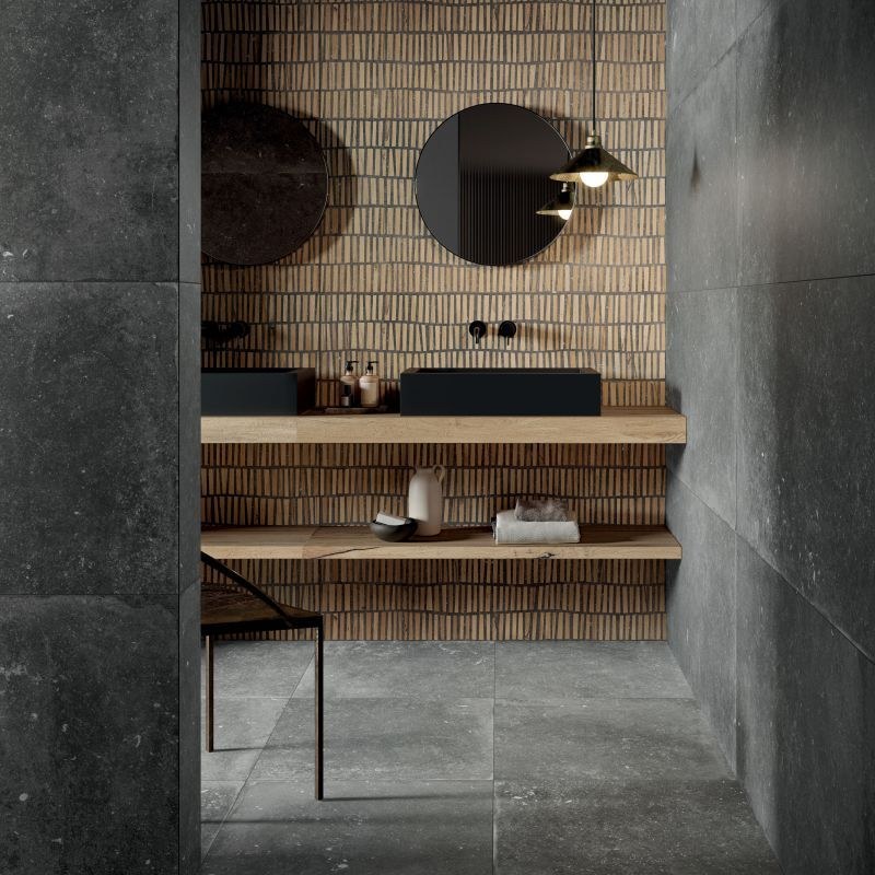 FLAVIKER BLACK RET                 60X60 3ST/DS 40DS/PLT             NORDIK STONE