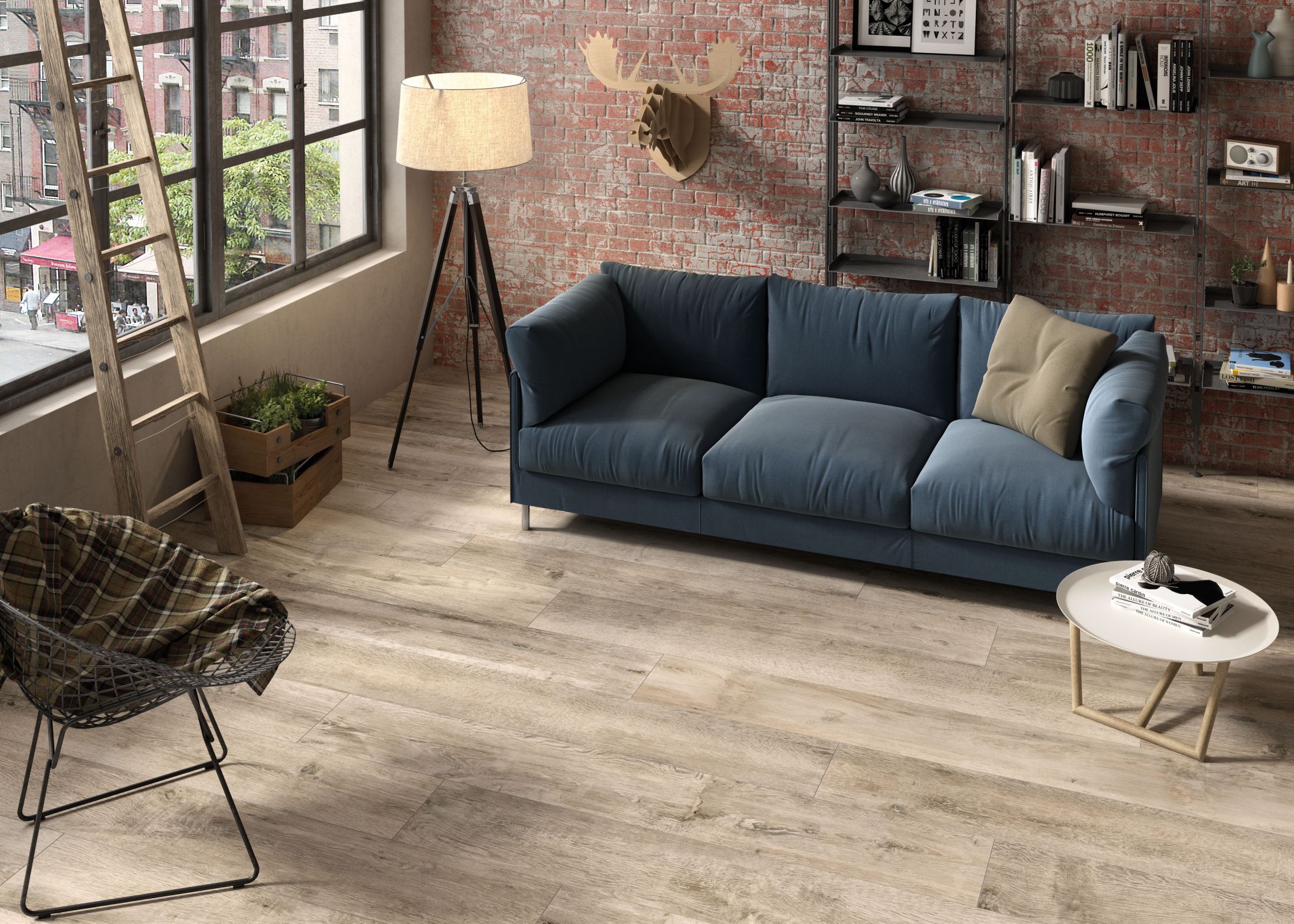 Ricchetti Cappuccino RT      20x120 6 st/ds 48 ds/plt              Blendwood