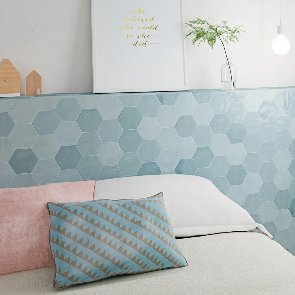 Cotto-WoW Aqua            10,8x12,4 38st/ds 119ds/plt      Zellige Hexa