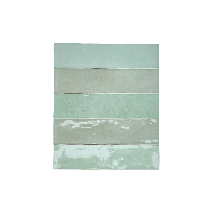 Cotto-Rev Paris Vert D'Eau   6,2x25 20st/ds 120ds/plt          Atelier 
