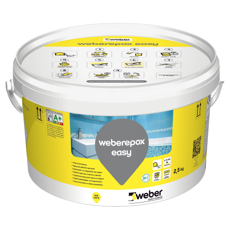 Weber epox easy cement emmer 2,5 kg  
