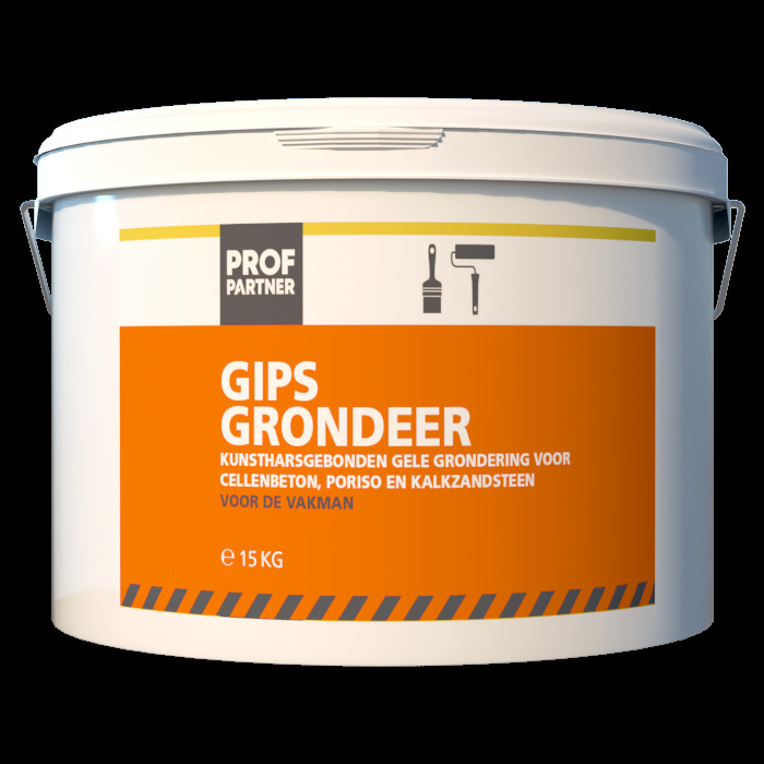 Profpartner Gipsgrondeer geel 5 kg