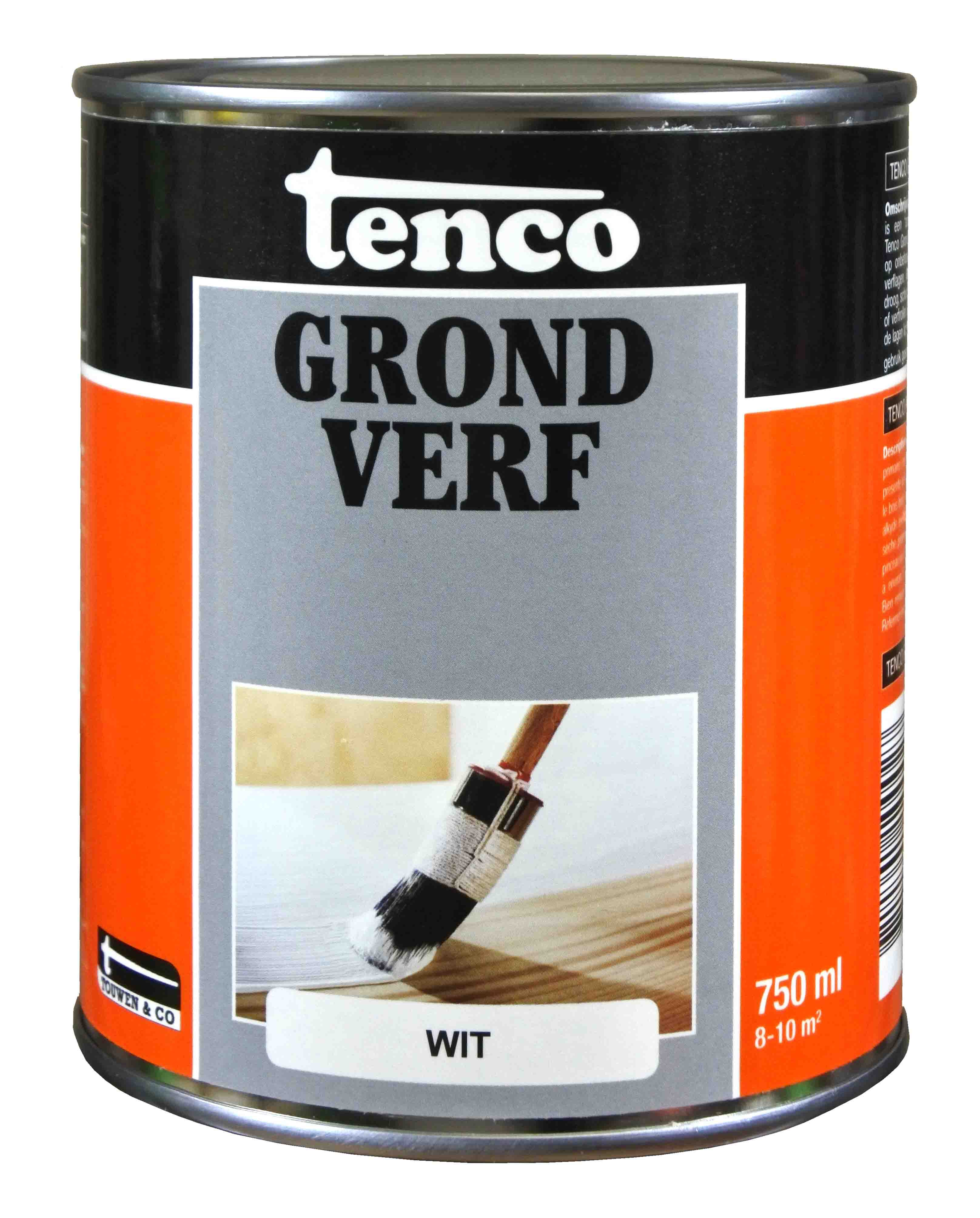 Tenco grondverf wit bus 0,75 ltr