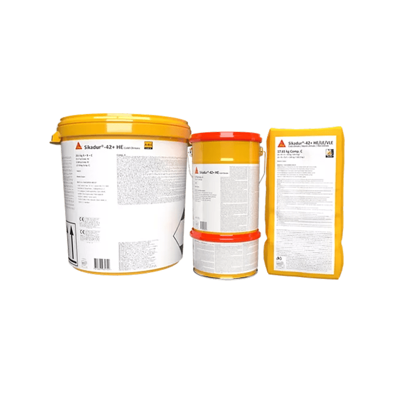 Sikadur-42+ HE Cold Climate epoxygietmortel set 20,4 kg
