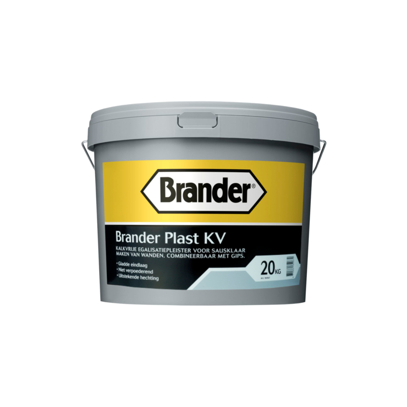 Brander Plast KV standaard wit emmer 18 kg
