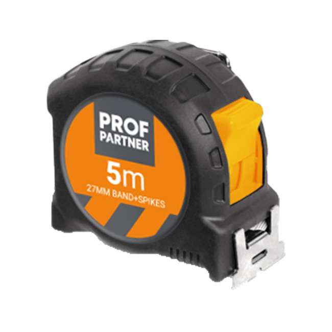 ProfPartner Rolbandmaat 5m met spikes 27mm breed