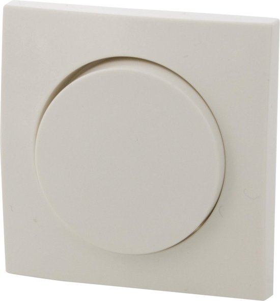 B s1 centraalplaat/knop dimmer polarwit