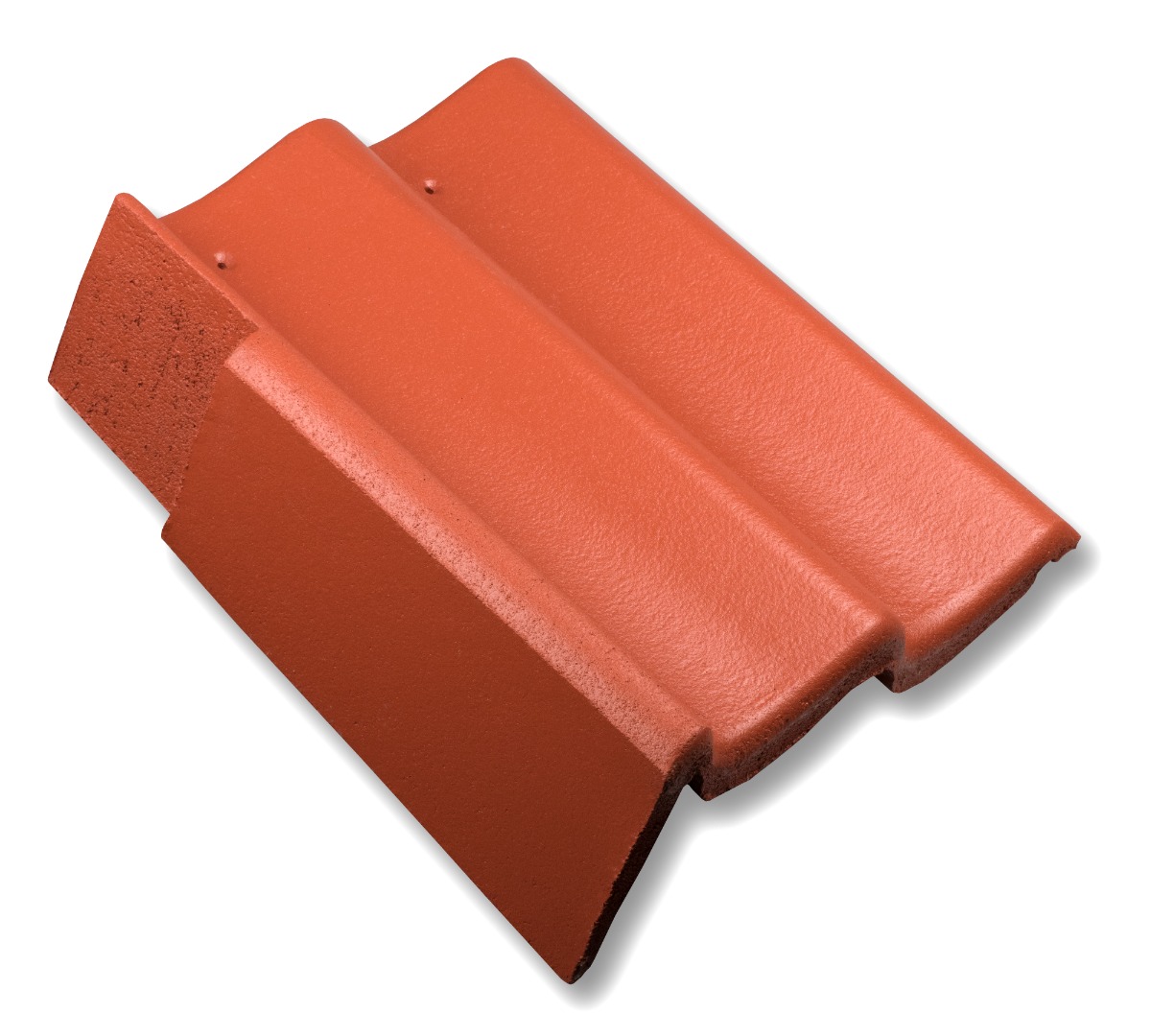 S-pan Gevelpan links (uitsp. 110mm) SG R ood Rustiek (315)
