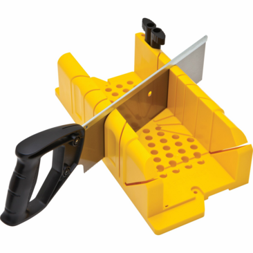 Verstekbak kunststof met kapzaag l300mm/b130mm/h80mm 6 st/ds