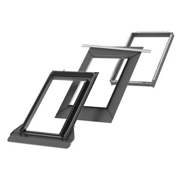 Velux PRO Gootstuk, platte pannen + BFX EDT UK08 1000