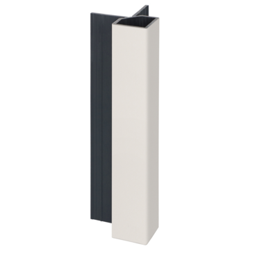 Keralit uitwendig hoekprofiel 32x32mm snowwhite pure mat L=4000mm