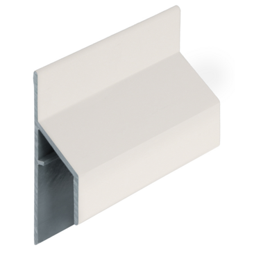 Trim/kraal aansluitprofiel 17mm Keralit snowwhite pure mat L=6000mm