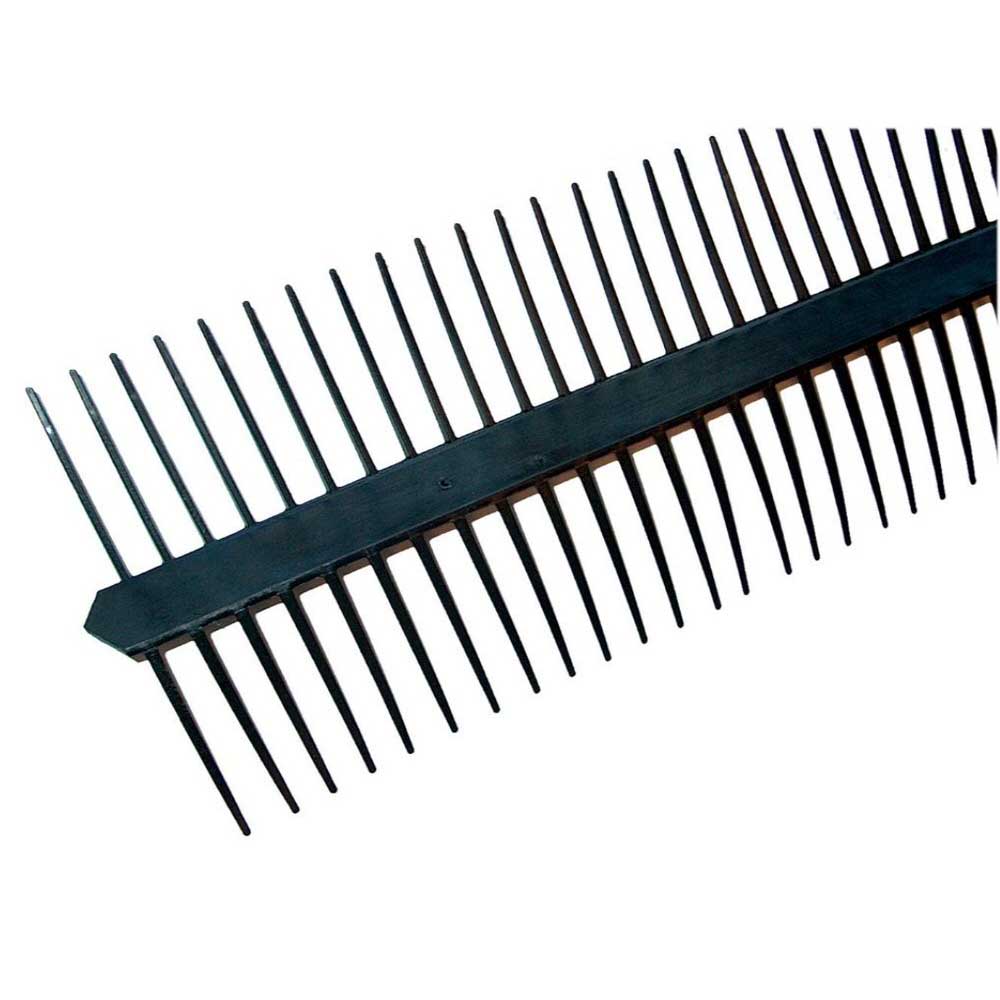 Vogel-muisschroot (met dubbele kammen) 70 mm/100 cm zwart PP