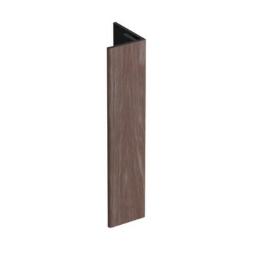 Heering Verl eindpr 17x44mm Keralit bruin eik mod eik houtstruct 4000mm