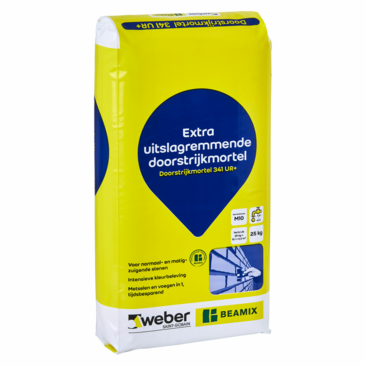 Weber Beamix Doorstrijkmortel 341 2774 antraciet zak 25 kg